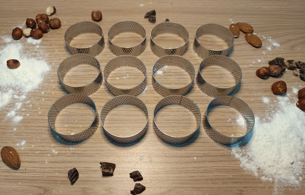 12 Mini cercle à tartelettes